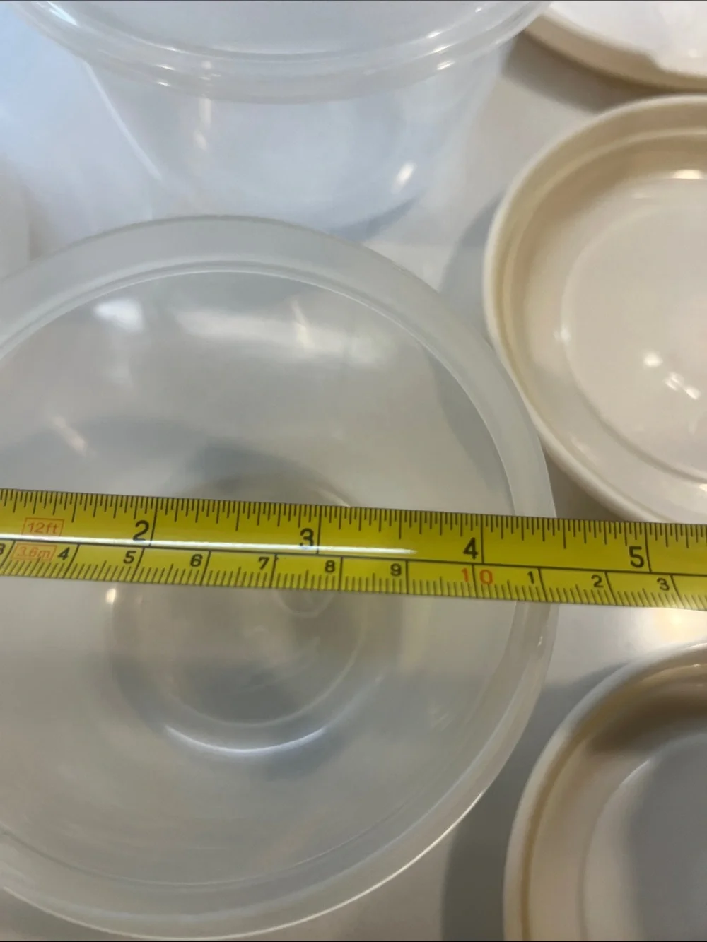 Rubbermaid Vintage 80's Cream Stackable Food Storage Container Set with Lids